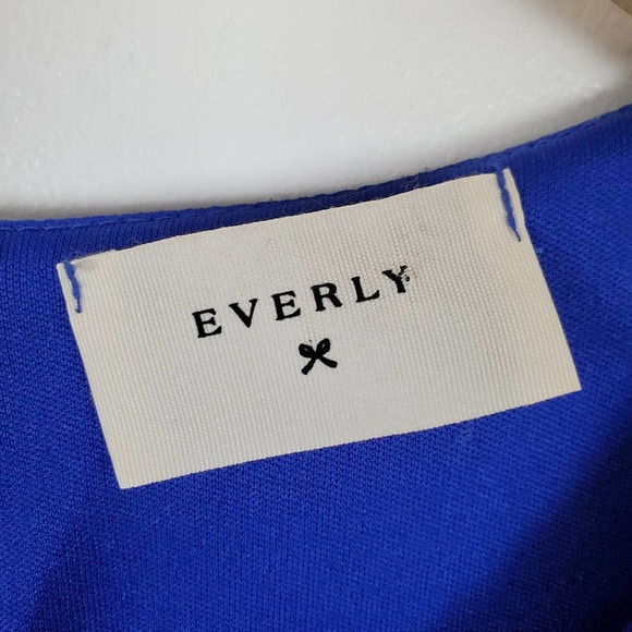 Everly shift dress, blue, size small - Picture 4 of 4